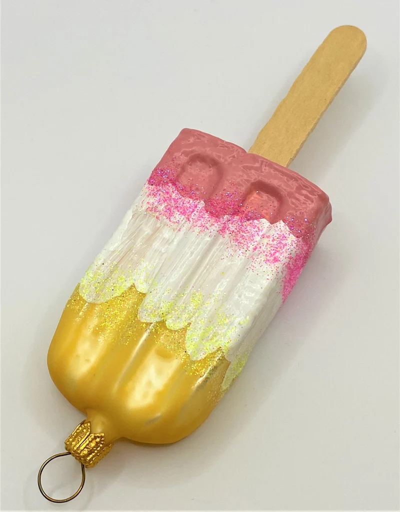 Himbeer-Eis am Stiel