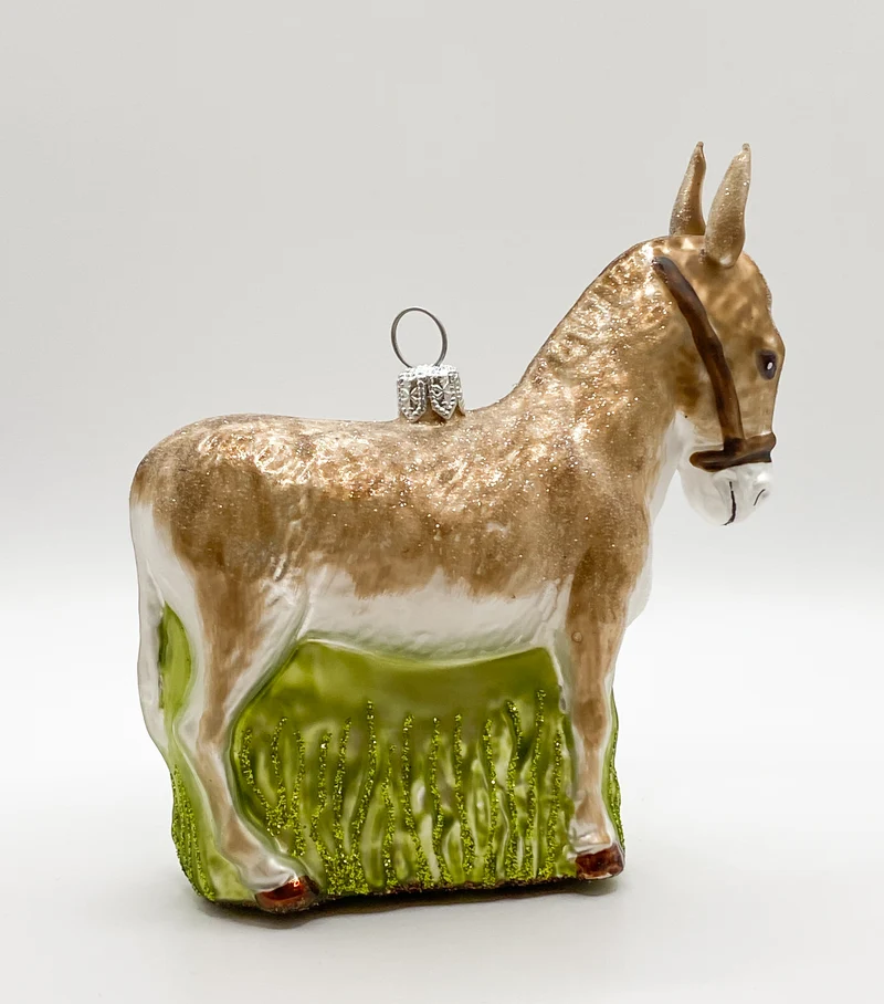 Brauner Esel