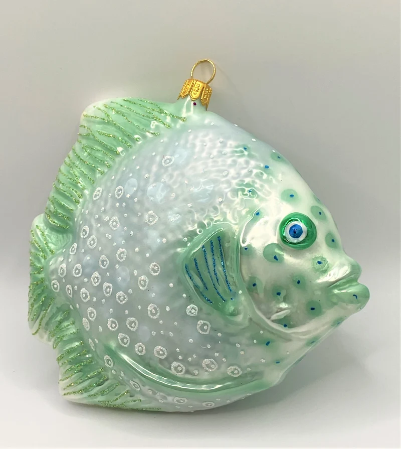 Grosser hellblauer Riff-Fisch