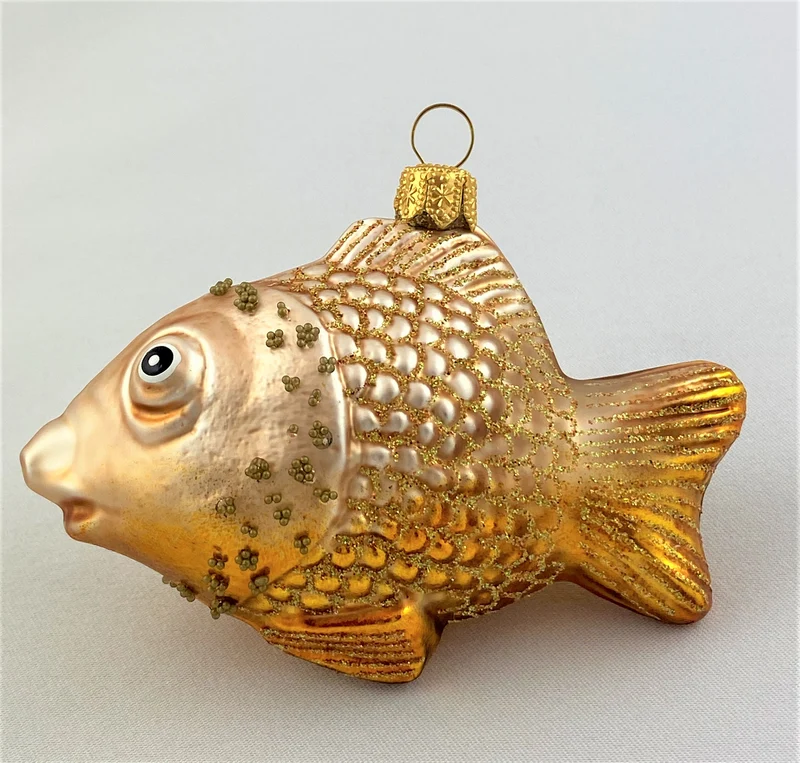 Herziger gold/beiger Fisch