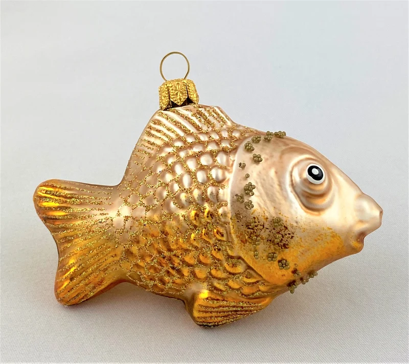 Herziger gold/beiger Fisch