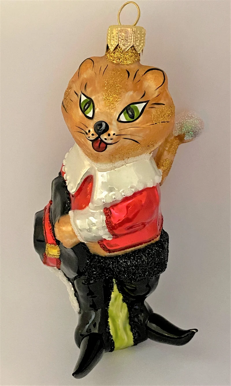 Gestiefelter Kater mit Federhut