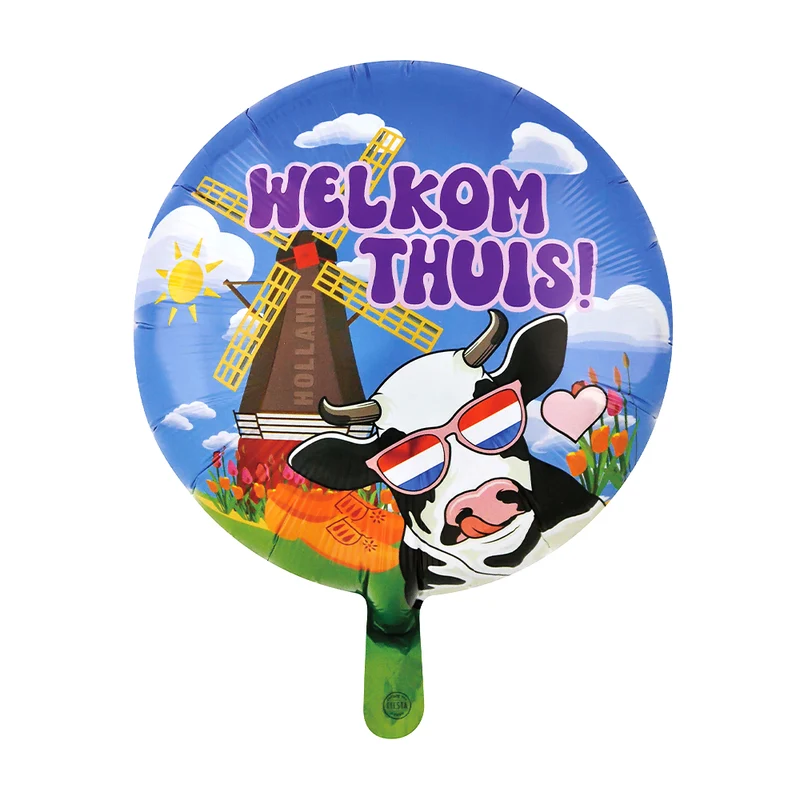 „Willkommen zu Hause“-Heliumballon, leer, 90 cm