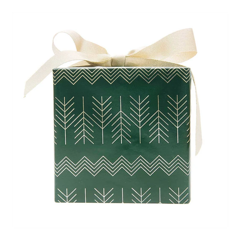 Rico Design Geschenkpapier Zackenmuster, grün