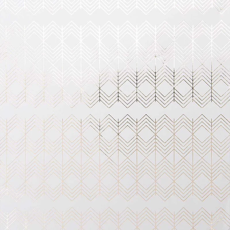 Rico Design Geschenkpapier Zackenmuster, weiß