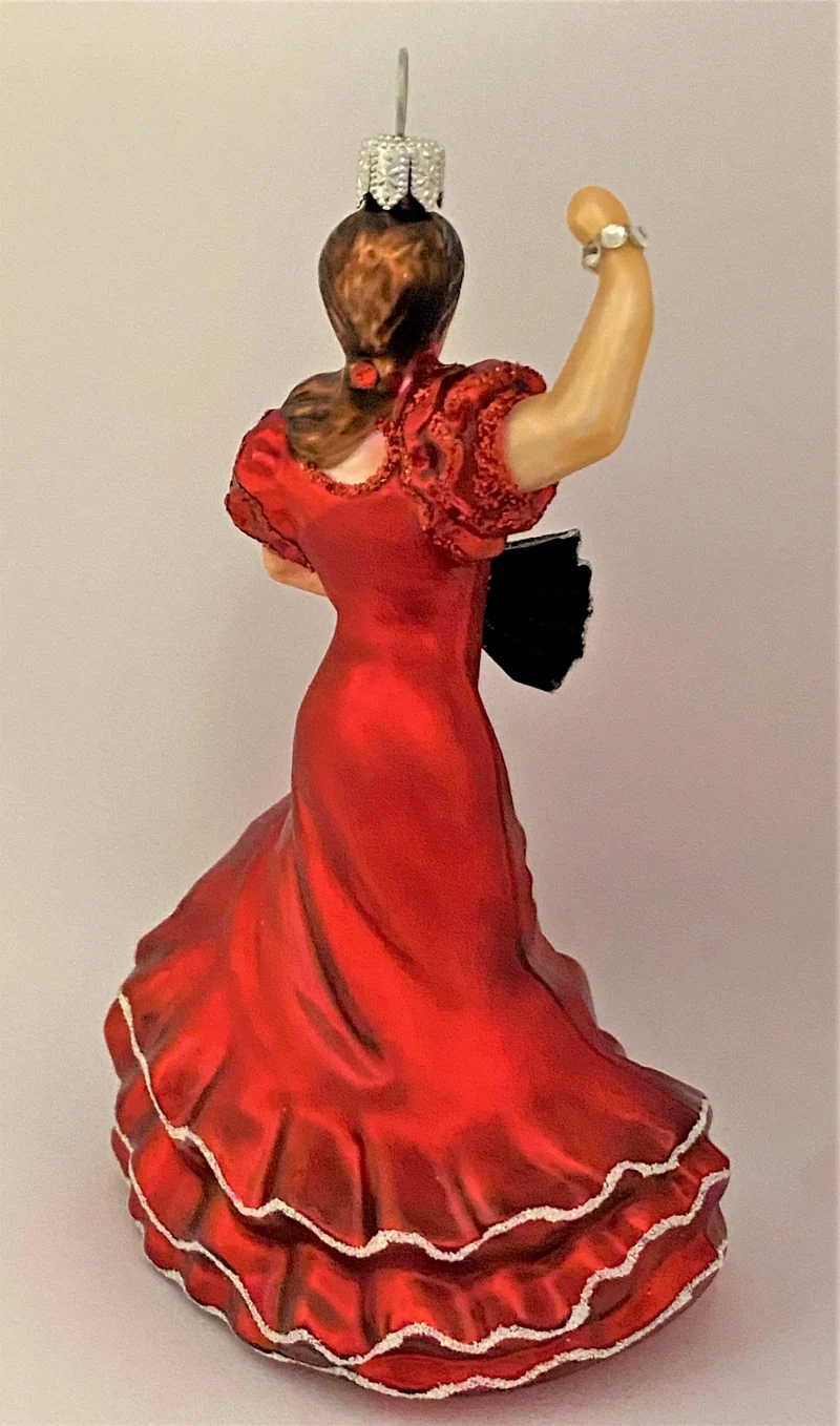 Flamenco-Tänzerin mit schwarzem Fächer