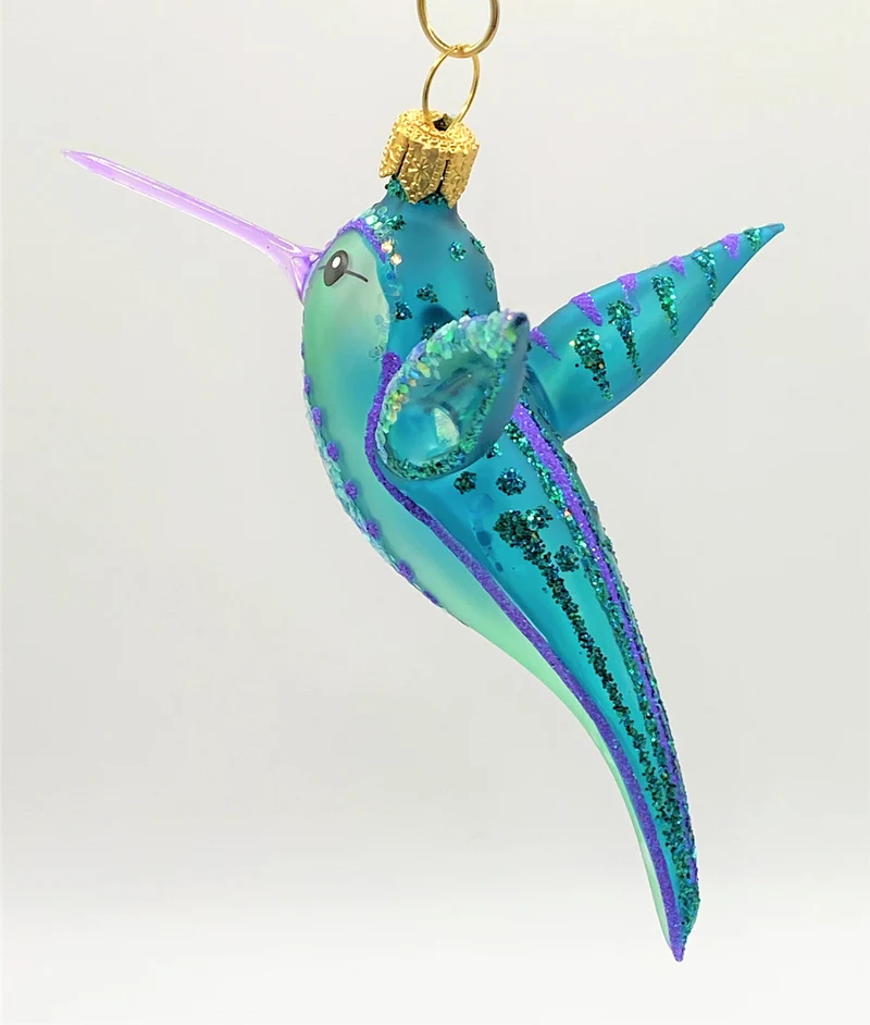 Kolibri türkis lila transparent