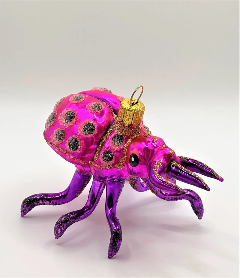 Hirschkäfer pink gepunktet
