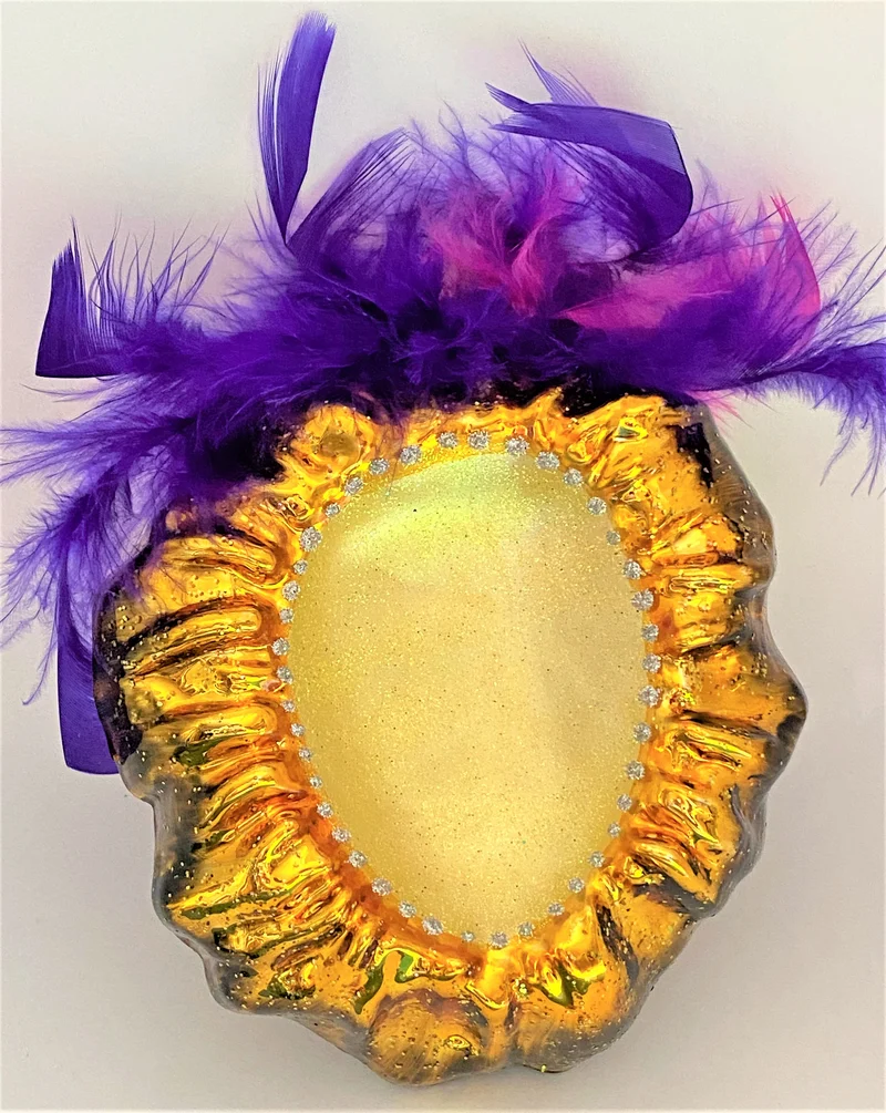 Venezianische Maske Gold schwarz, KOMOZJA MOSTOWSKI