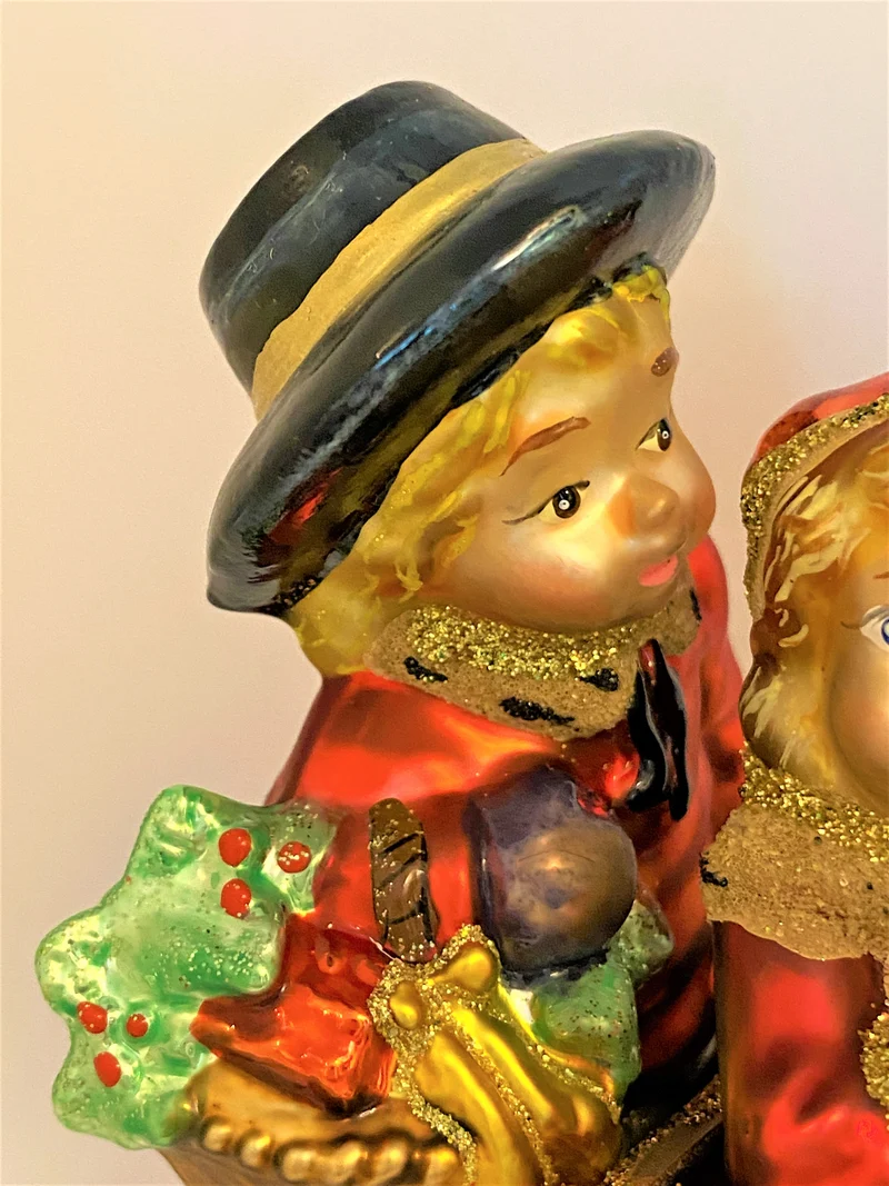 Die Kinder holen mit dem Schlitten den Weihnachtsbaum, KOMOZJA MOSTOWSKI