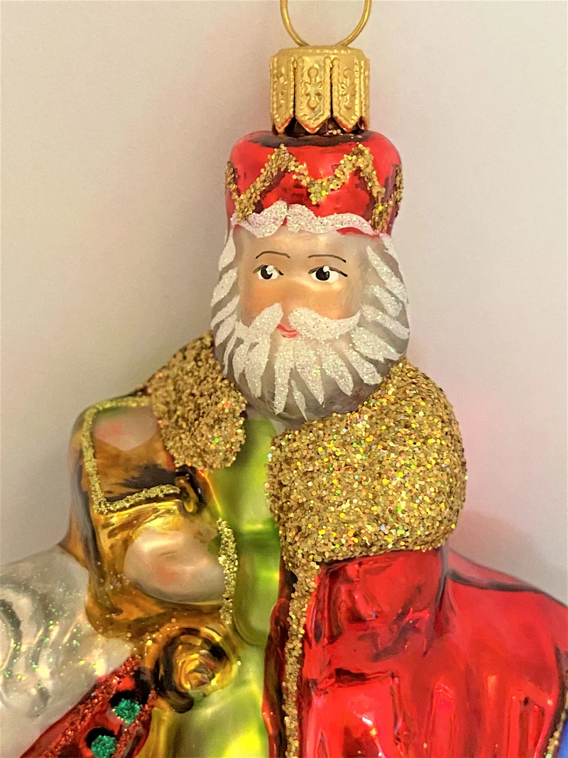 Heiliger König auf Pferd