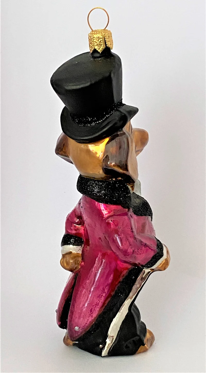 Eleganter Dackel in Zylinder und Frack, KOMOZJA MOSTOWSKI