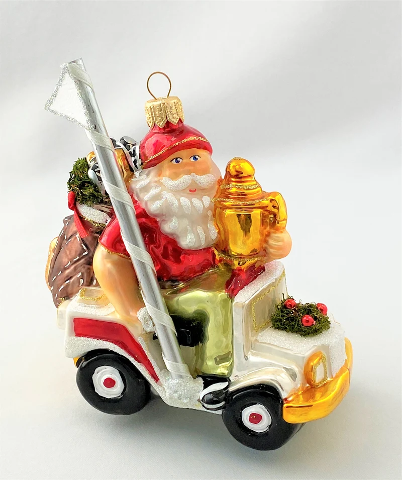 Weihnachtsmann hat das Golf-Turnier gewonnen