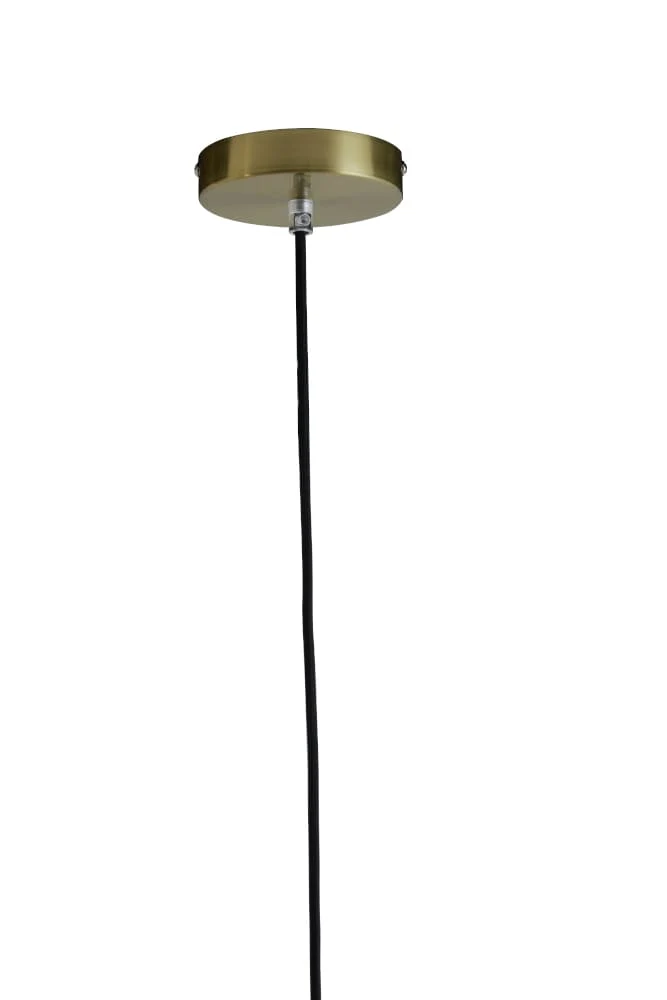 Hängeleuchte MAGDALA Ø40 cm hell grau + gold