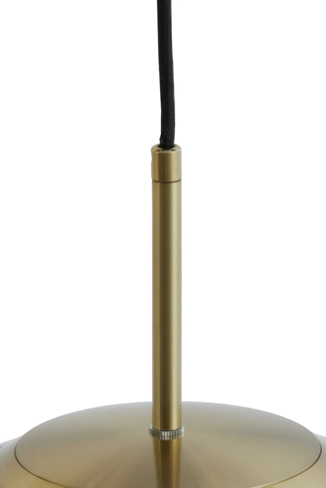 Hängeleuchte MAGDALA Ø48 cm hell grau + gold