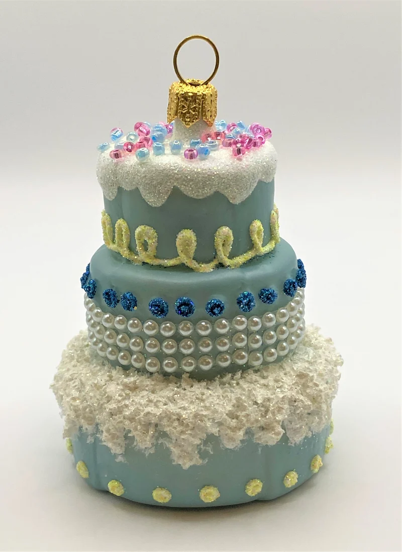 Doppeldecker-Hochzeitstorte
