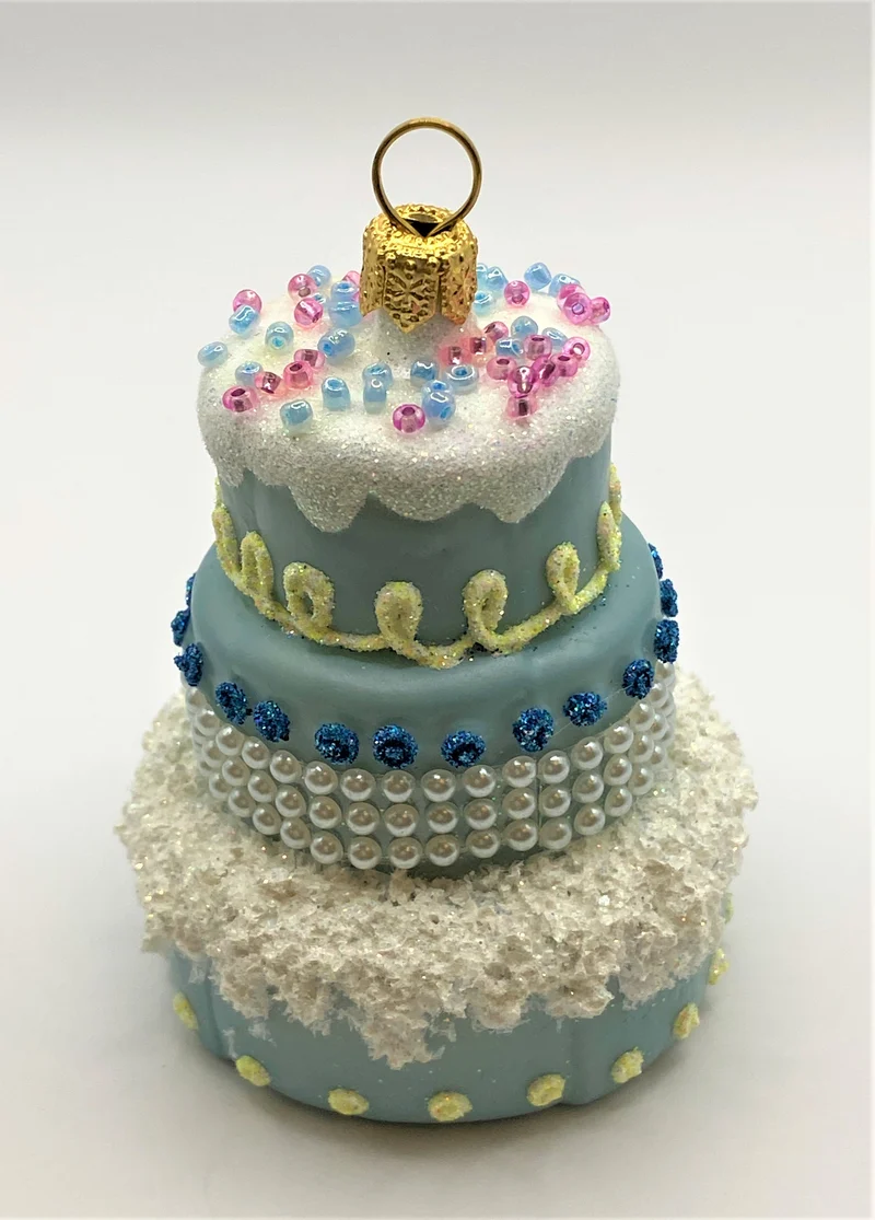 Doppeldecker-Hochzeitstorte