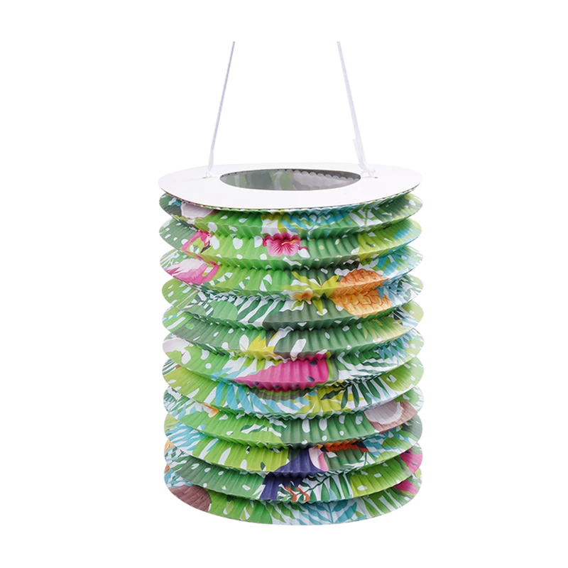 Hawaii-Lampion, bunt, 25 cm, 2 Stück