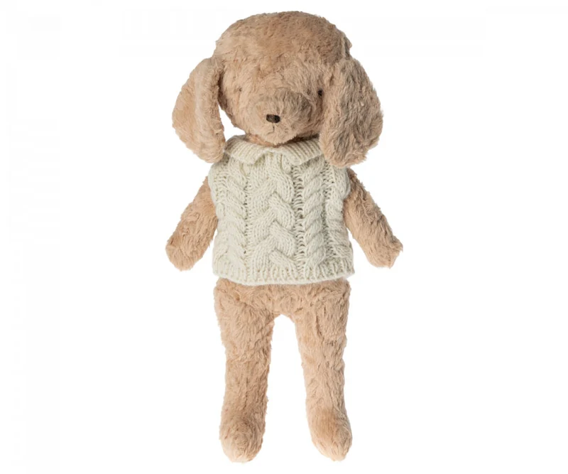 Maileg Welpen Pullover off white