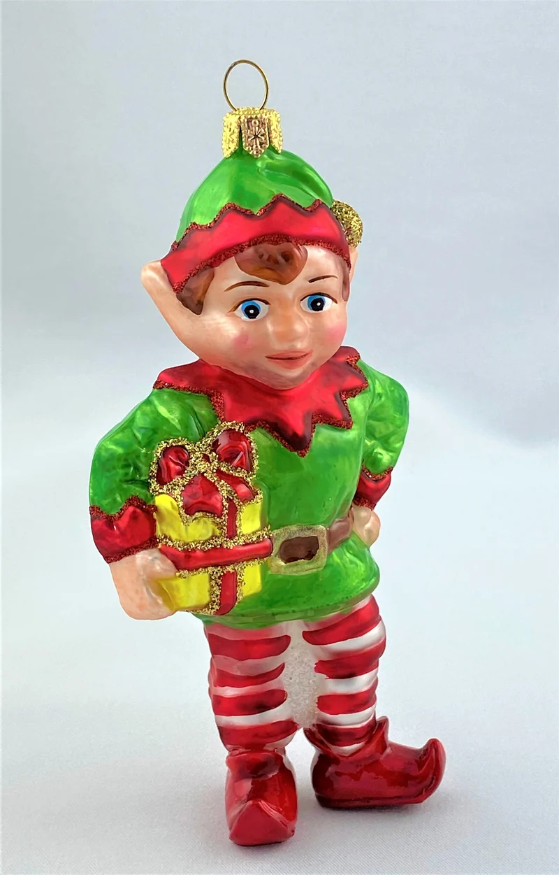 Weihnachtself mit Päckli