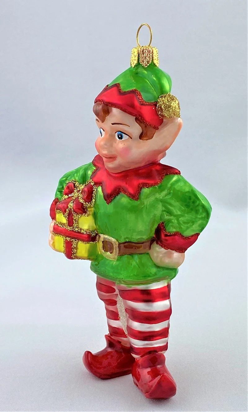 Weihnachtself mit Päckli