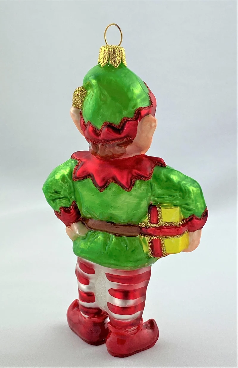 Weihnachtself mit Päckli