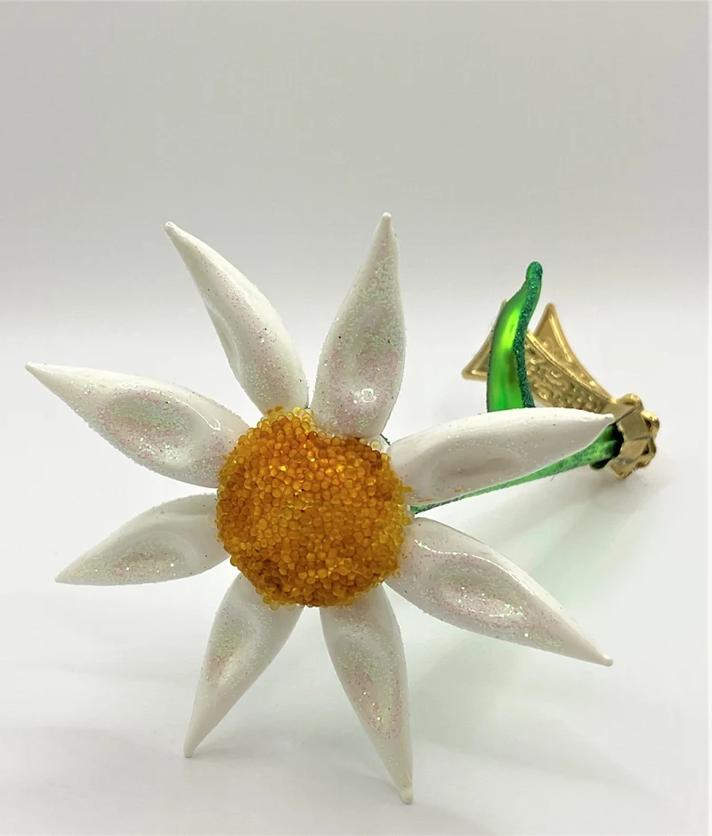 Kamillenblüte auf Clip