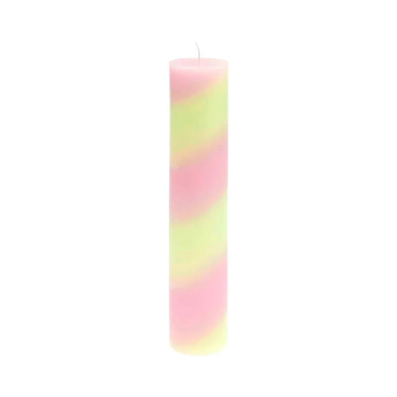 Rico Design Stabkerze, dunkle beere/mint