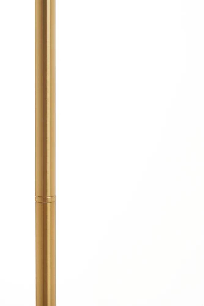Stehleuchte MEDINA Rauchglas + Gold Ø30x160 cm