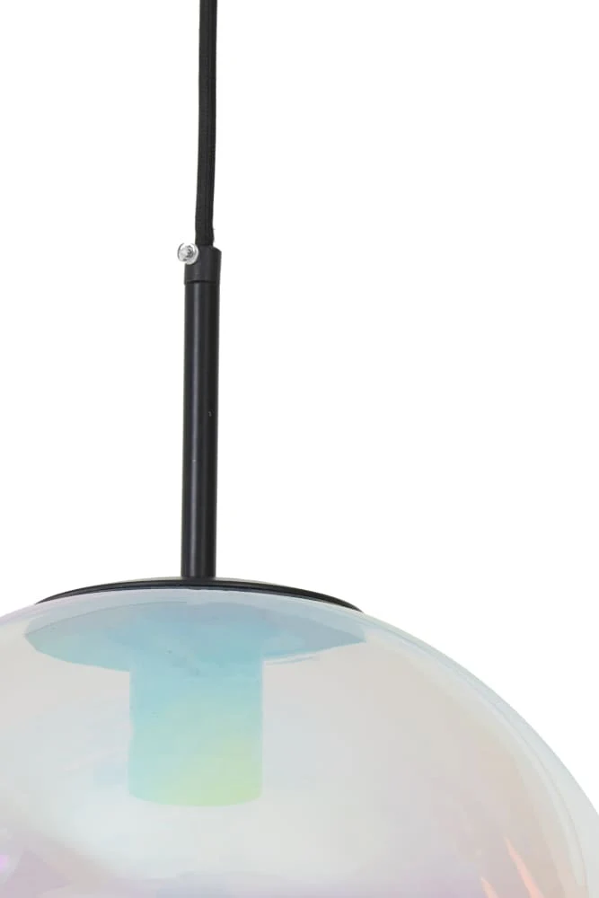 Pendelleuchte MEDINA Regenbogen Perle Ø30 cm