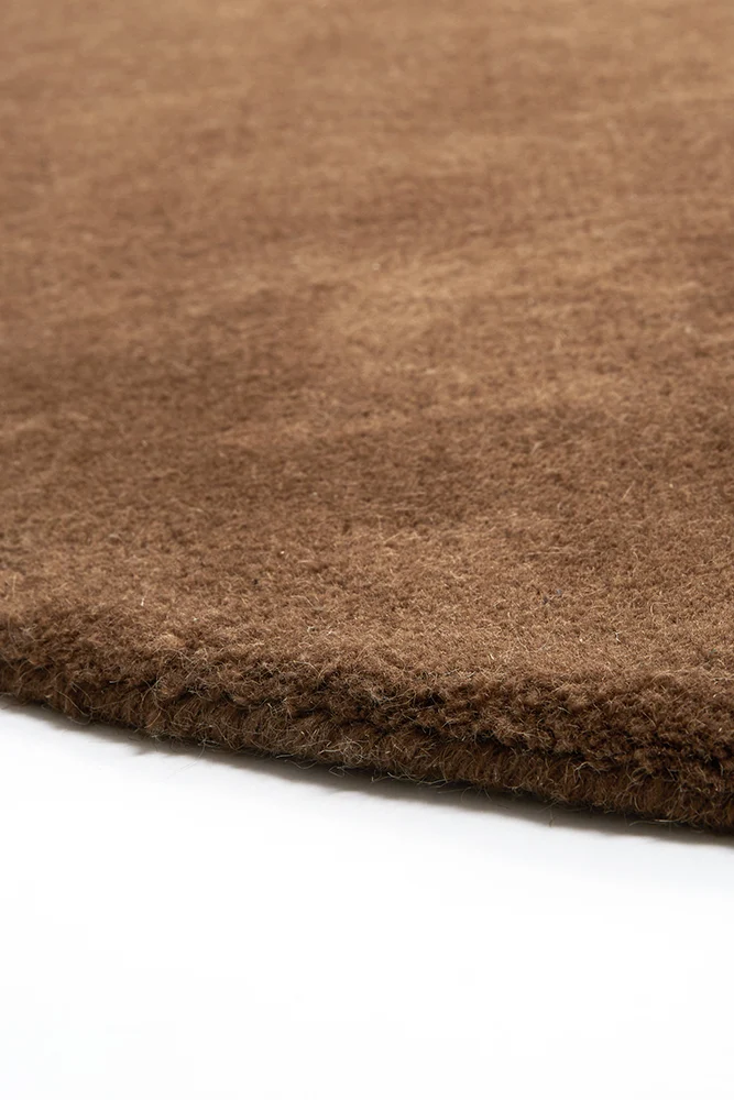Ovaler Teppich BOJE, braun, 300x160cm