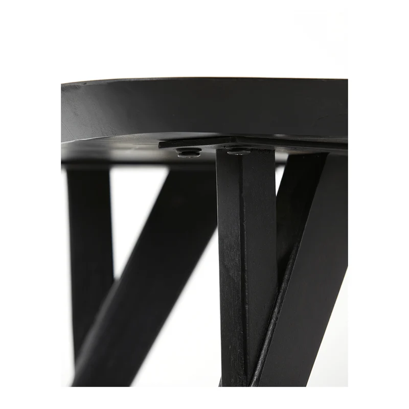 Couchtisch QUENZA Akazia Holz schwarz