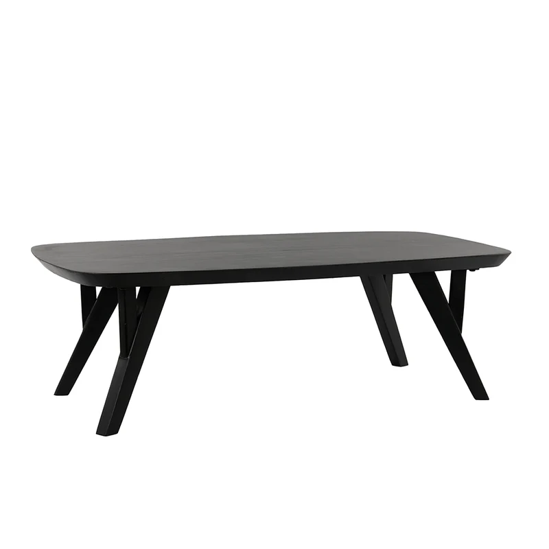 Couchtisch QUENZA Akazia Holz schwarz