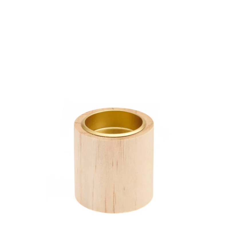 Rico Design Holzkerzenhalter 6cm, natur