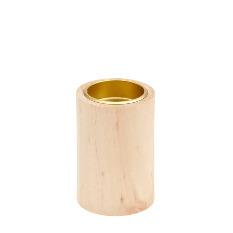 Rico Design Holzkerzenhalter 6cm, natur