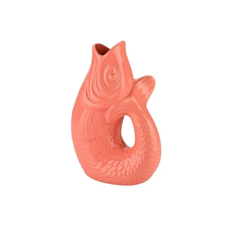 Gift Company Fisch Vase L, salmon 2,7 L