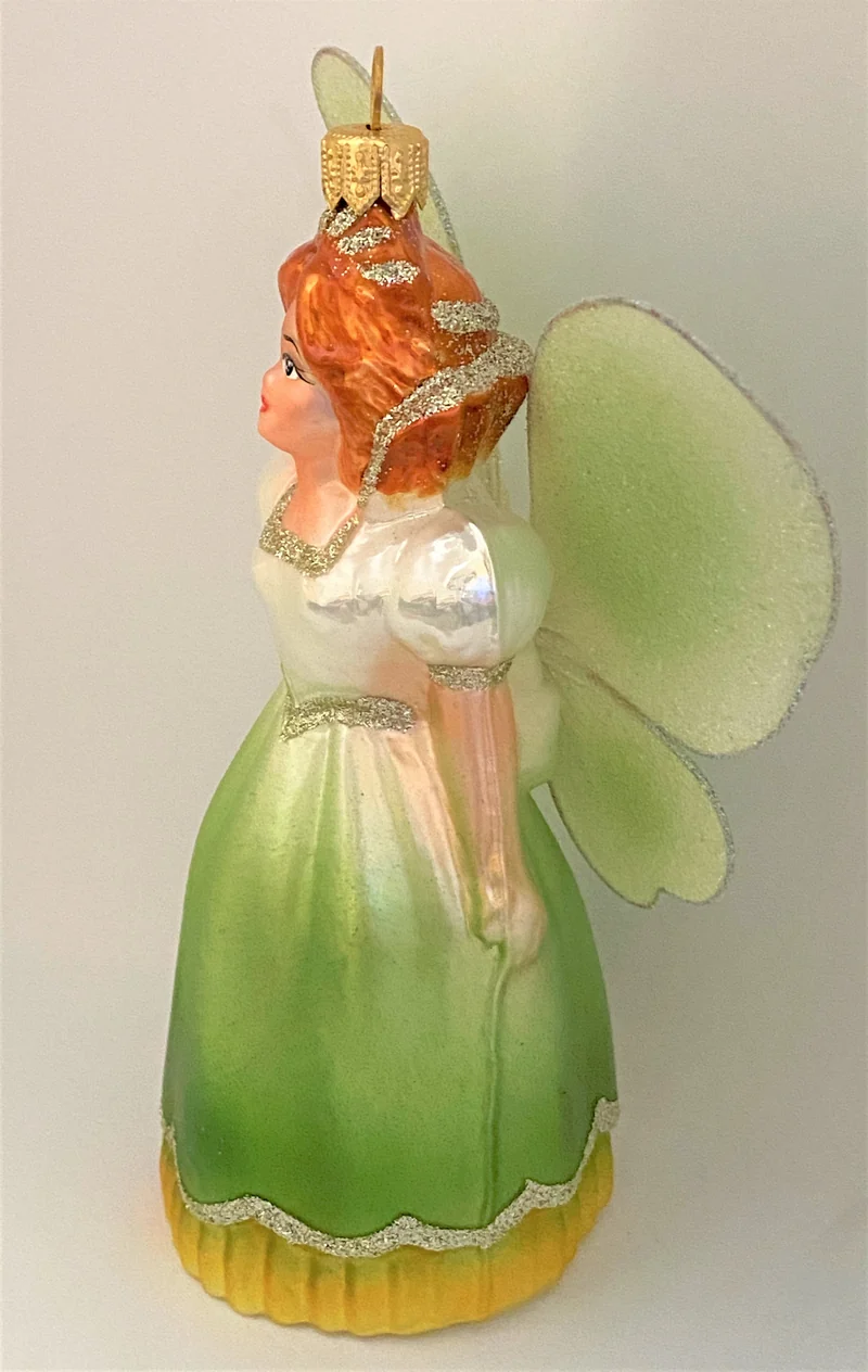 Feen-Prinzessin im grünen Kleid