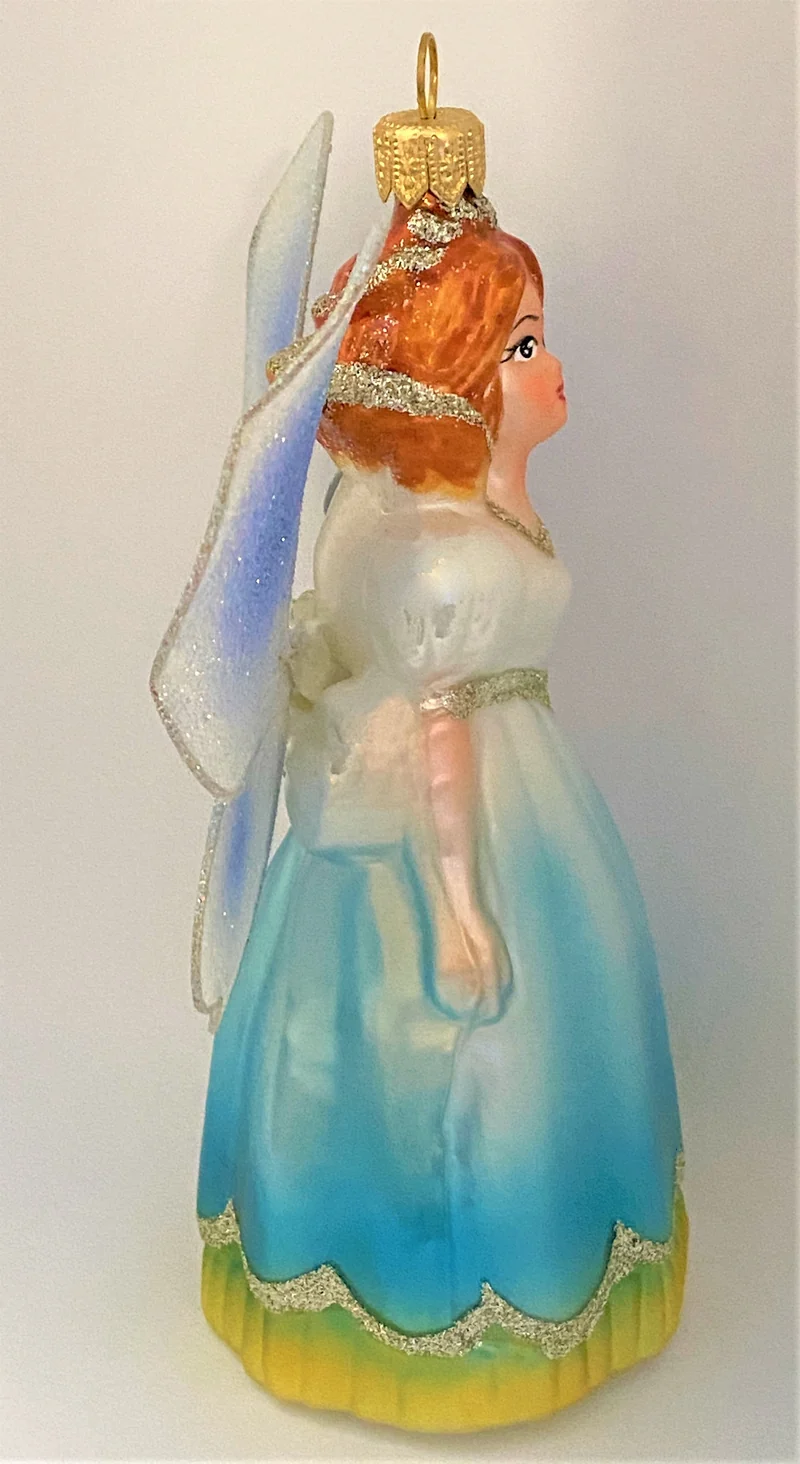Feen-Prinzessin im türkis Kleid