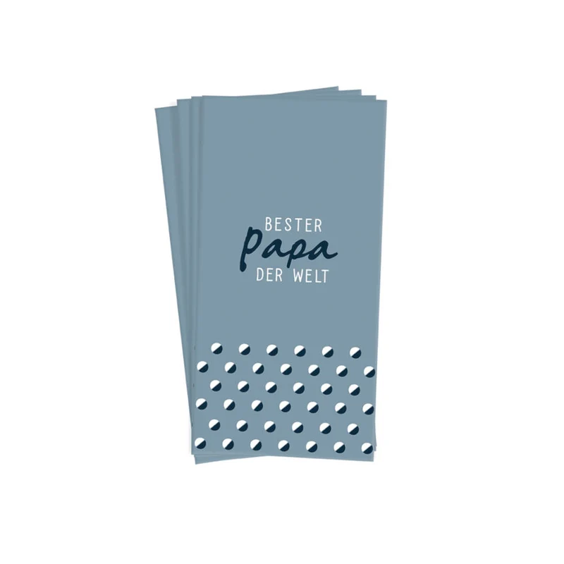 Grafik Werkstatt Taschentücher, Bester Papa