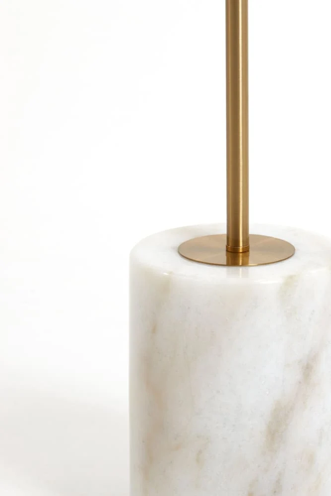 Stehleuchte MEDINA, Antik Bronze + Marmor 25x156 cm