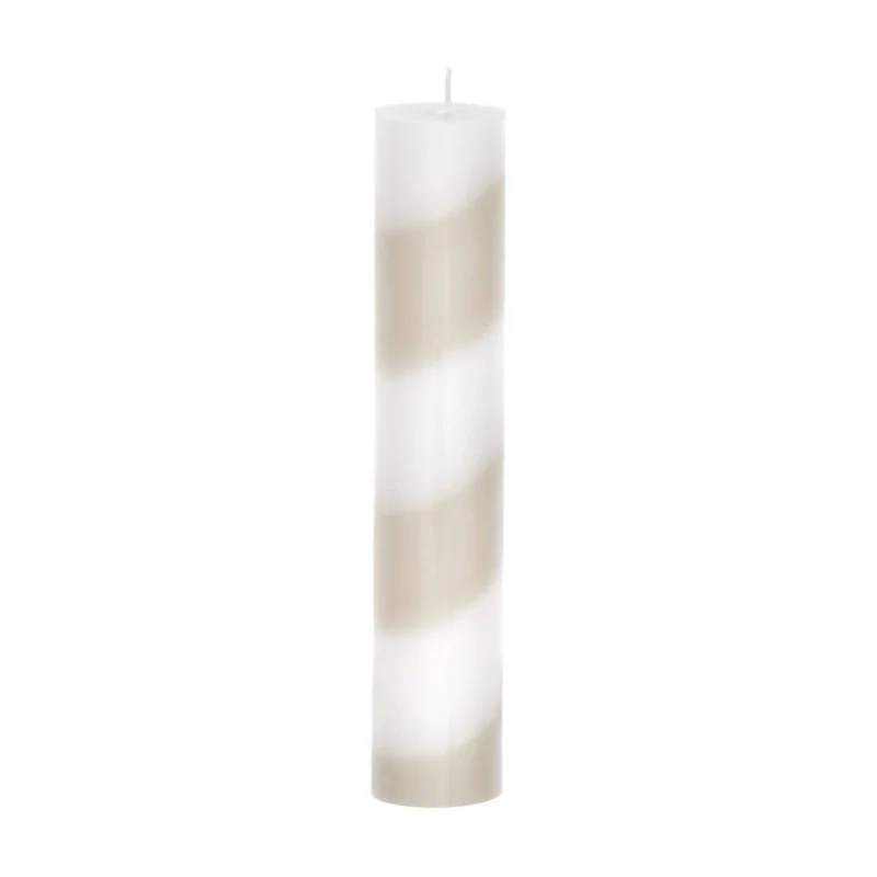 Rico Design Stabkerze, beige/weiß