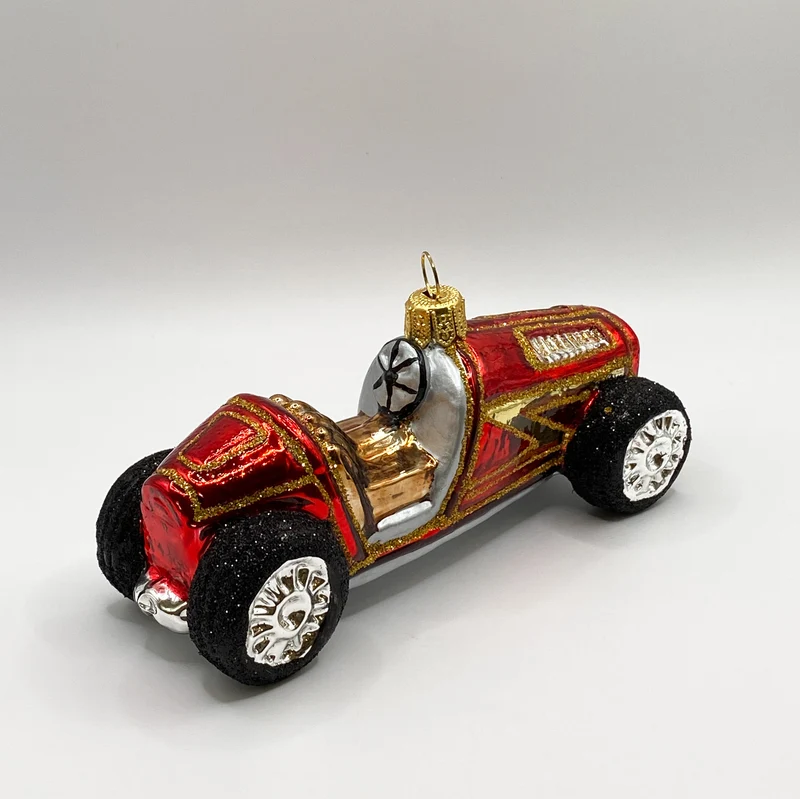 Rotes Oldtimer Rennauto