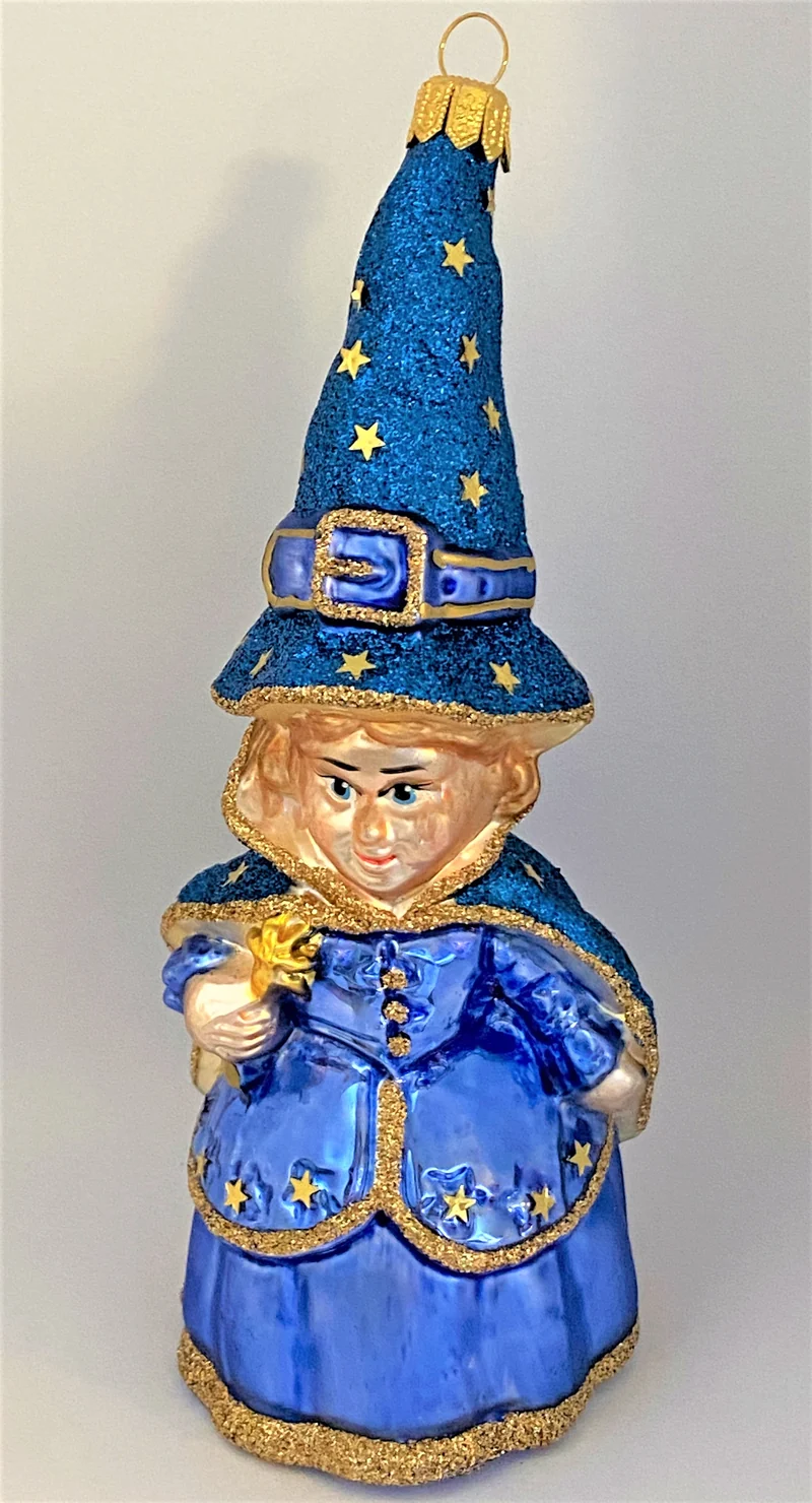 Süsse Zahnfee in blauem Gewand