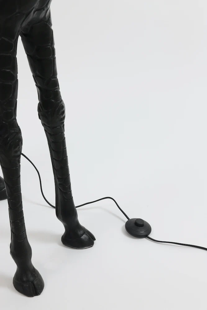 Stehleuchte GIRAFFE, schwarz, H184cm