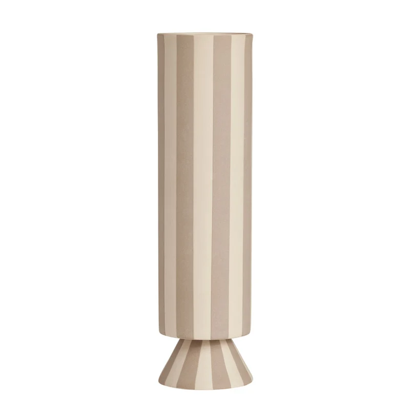 OYOY LIVING Toppu Vase, High, Clay
