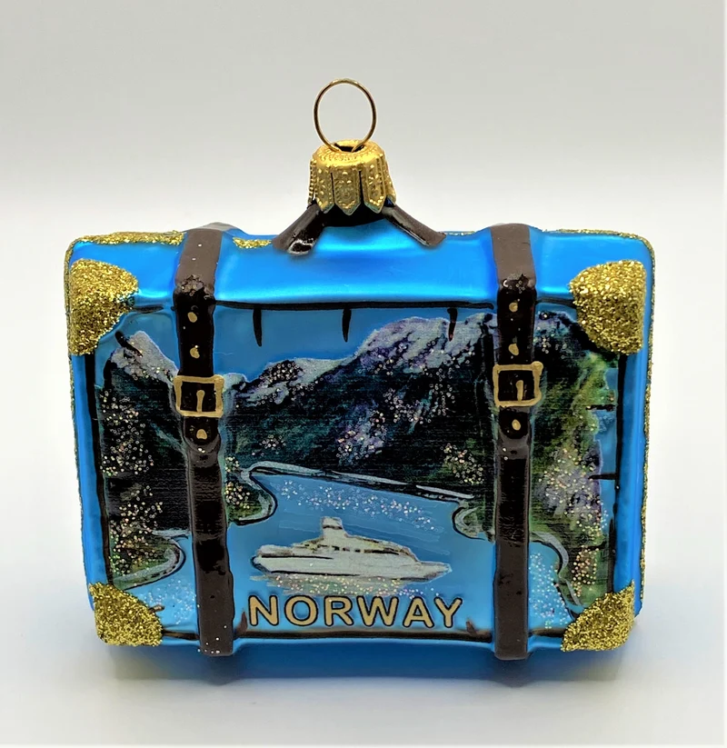 Norwegen Souvenir Koffer