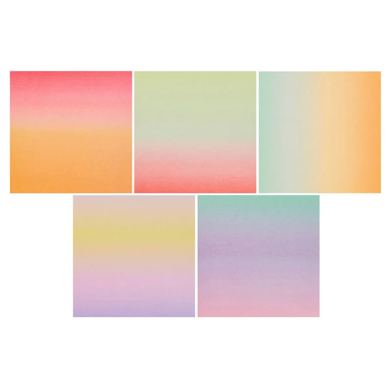Rico Design Origami Papier, 15x15cm, neon orange