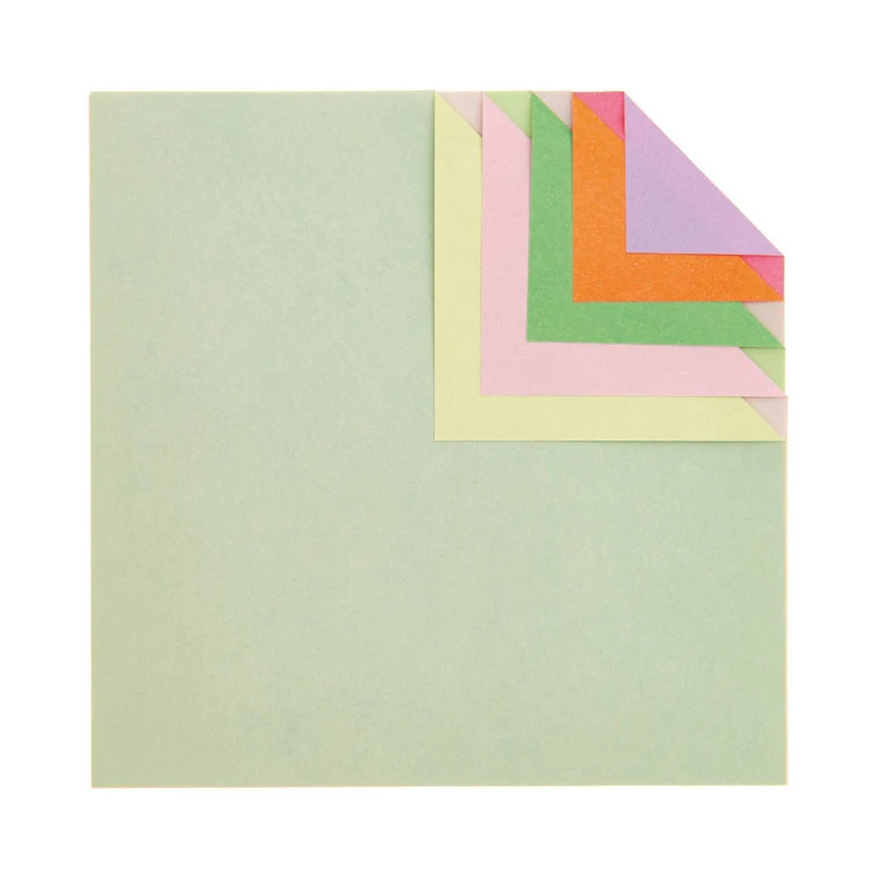 Rico Design Origami Papier, 15x15cm, duo color pastel