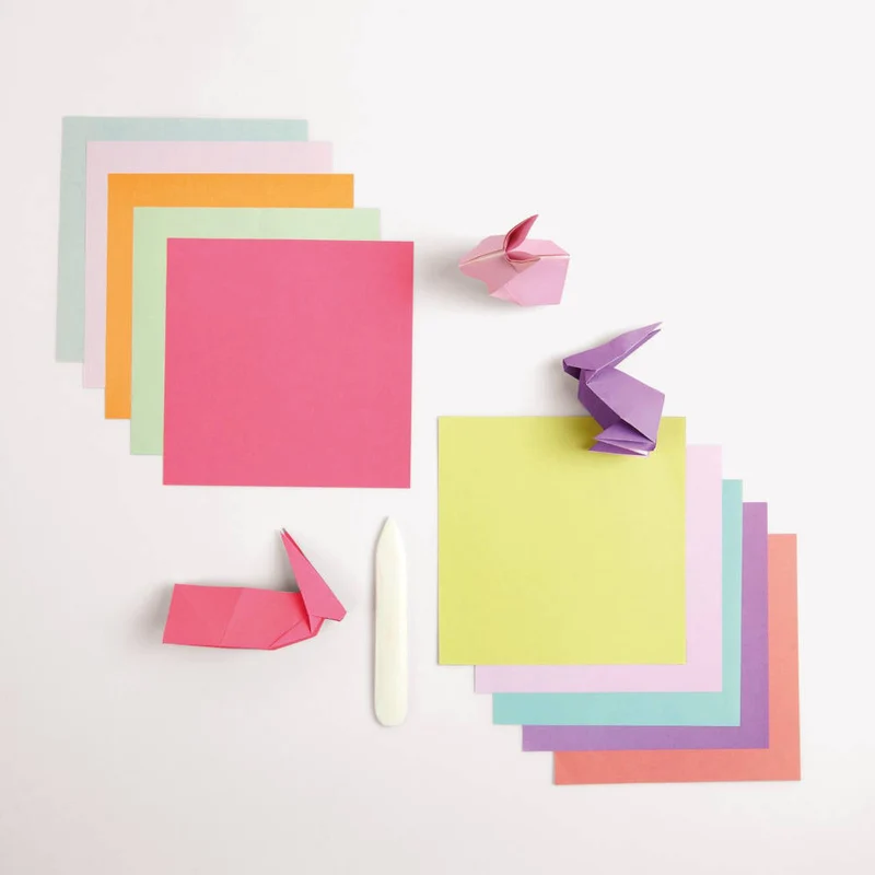 Rico Design Origami Papier, 15x15cm, duo color pastel