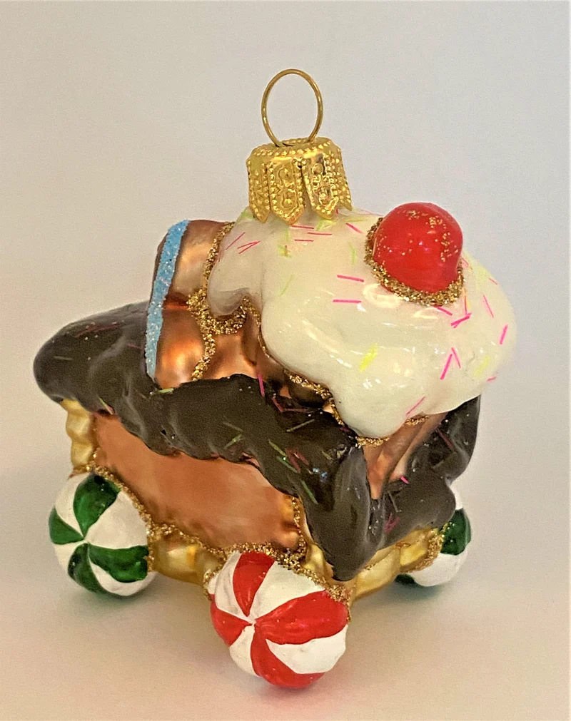 Lebkuchen Zug Anhänger mit Lebkuchenmann